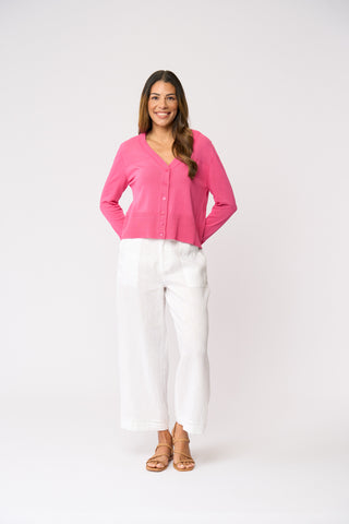 Foil Top Rank Pant - White [sz:size 8]