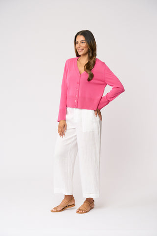 Foil Top Rank Pant - White [sz:size 8]