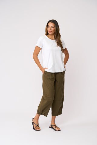 Foil Flare Play Top - White [sz:xs]