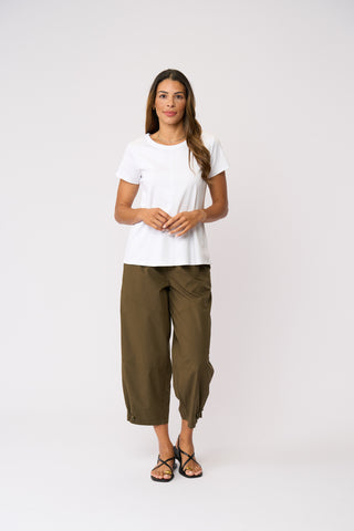 Foil Flare Play Top - White [sz:xs]