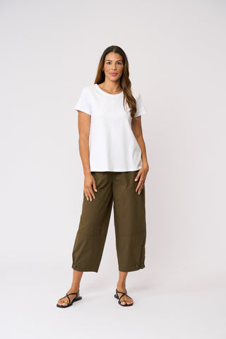 Foil Flare Play Top - White [sz:xs]