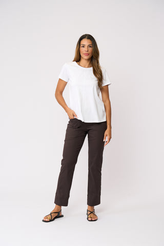 Foil Flare Play Top - White [sz:xs]