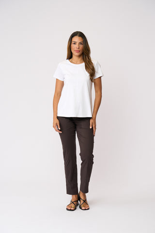 Foil Flare Play Top - White [sz:xs]
