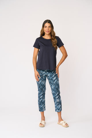 Foil Flare Play Top - True Navy [sz:xs]