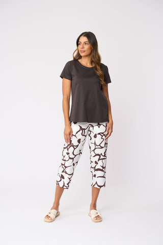 Foil Flare Play Top - Sable [sz:small]