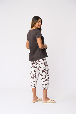 Foil Flare Play Top - Sable [sz:small]