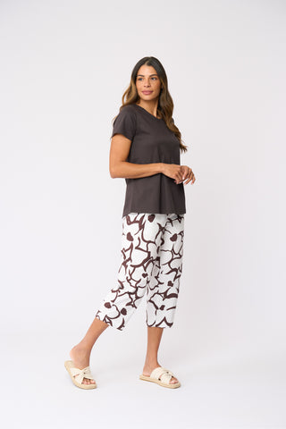 Foil Flare Play Top - Sable [sz:small]