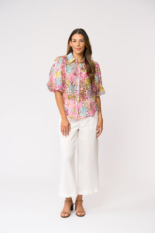 Foil Bubble Trouble Blouse - Bohemia [sz:size 12]