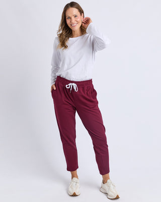 Elm Pant Lobby - Plum [sz:size 8]