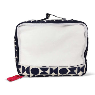 Annabel Trends Vanity Lite Packing Cubes - Geo Navy 5pc