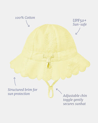 Toshi Bell Hat Florence - Lemon [sz:baby Hat Xs Up To 8 Month]