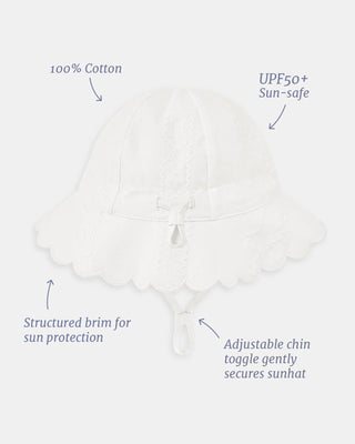 Toshi Bell Hat Florence - Vanilla [sz:baby Hat Xs Up To 8 Month]