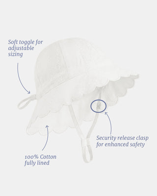 Toshi Bell Hat Florence - Vanilla [sz:baby Hat Xs Up To 8 Month]