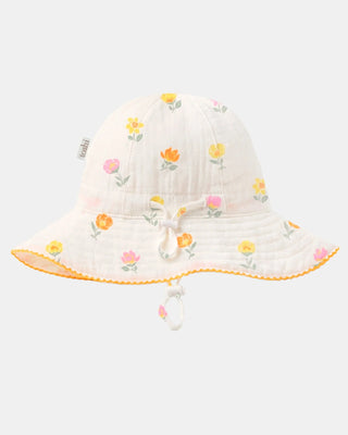 Toshi Sunhat Bell - Pippa Vanilla [sz:baby Hat Sml 8-24months]
