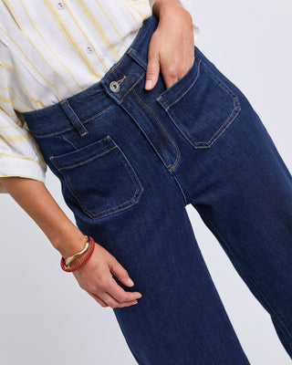 Elm Alyssa Front Pocket Jean - Sapphire [sz:size 8]