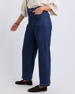 Elm Alyssa Front Pocket Jean - Sapphire [sz:size 8]