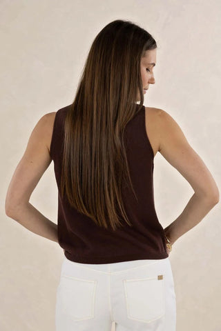 Humidity Collette Tank - Chocolate [sz:xs]