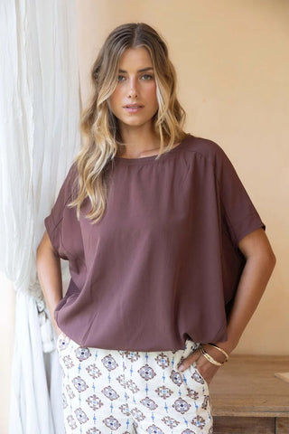 Humidity Lush Top - Cacao [sz:small / Medium]