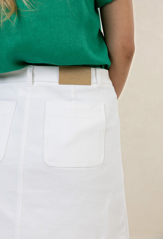 Humidity Freestyle Skirt - White [sz:size 8]
