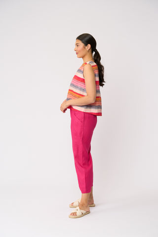 Foil Its Only Natural Top - Sunset Stripe [sz:size 8]