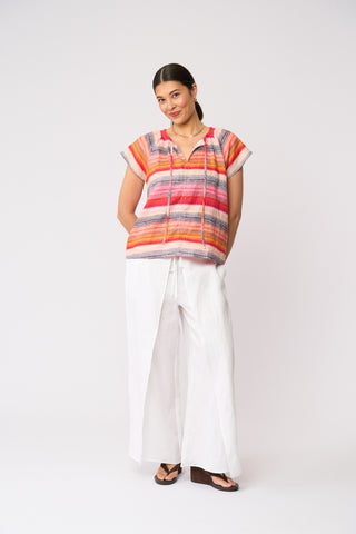 Foil Still Got It Top - Sunset Stripe [sz:size 8]