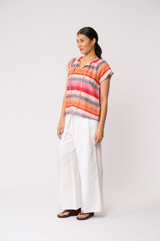 Foil Still Got It Top - Sunset Stripe [sz:size 8]