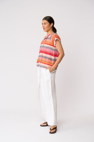 Foil Still Got It Top - Sunset Stripe [sz:size 8]