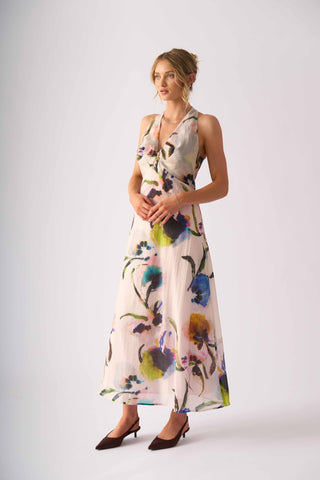 Foil Halter Ego Dress - Expression [sz:size 10]