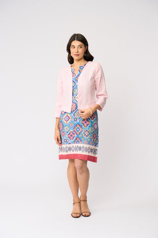 Foil Gather Again Jacket - Pale Pink [sz:size 10]