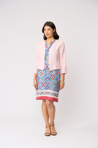 Foil Gather Again Jacket - Pale Pink [sz:size 10]