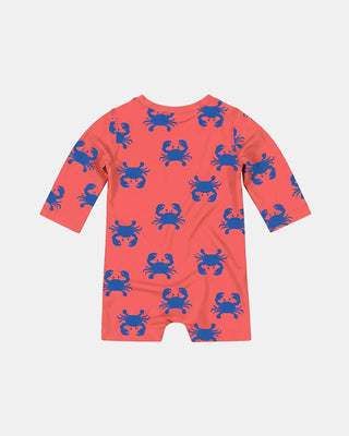 Toshi Swim Onesie L/s - Pirate Mud Crabs [sz:baby 1]