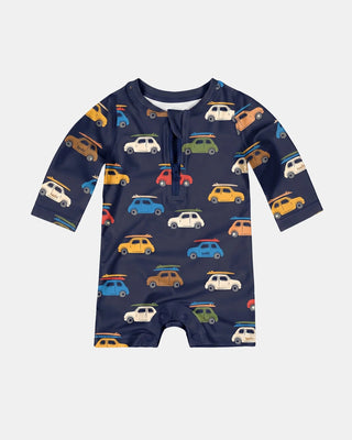 Toshi Swim Onesie L/s - Pirate Wave Buggies [sz:baby 1]
