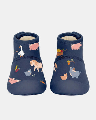 Toshi Gumbooties Neoprene Playmate - Farmers Market [sz:kids Shoe 4]