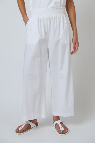 Namastai Cotton Wide Leg Pant – White [sz:small / Medium]