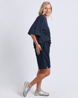Elm Summer Fleece Short - Navy [sz:size 10]