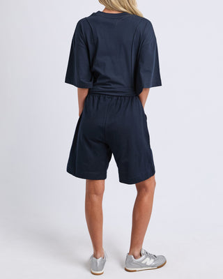 Elm Summer Fleece Short - Navy [sz:size 10]