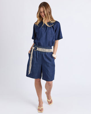 Foxwood Kamila Short Top Dark Indigo [sz:size 10]