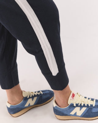 Elm Brunch Pant - Side Tape Classic Navy And White Stripe [sz:size 6]