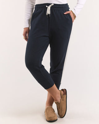 Elm Brunch Pant - Side Tape Classic Navy And White Stripe [sz:size 6]