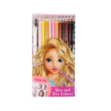 Top Model Pencils Natural 12pc - Pink Poppies 