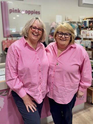 Brave&true Shirt Isabel - Pink Stripe - Shirt