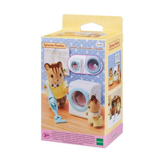 Sylvanian Families - Laundry & Vacuum Cleaner - Pink Poppies 