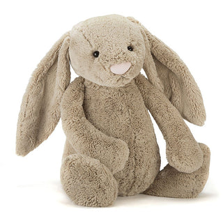 Jellycat Bashful Bunny - Beige Small - Pink Poppies 