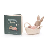 Jellycat - Book Goodnight Bunny - Pink Poppies 