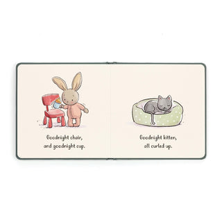 Jellycat - Book Goodnight Bunny - Pink Poppies 