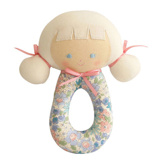 Alimrose Rattle Grab - Audrey Liberty Blue