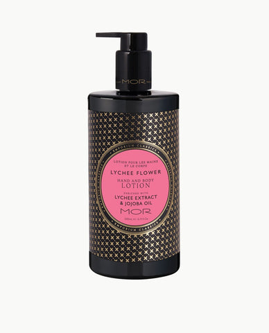Mor Hand&body Lotion 500ml - Lychee - Pink Poppies 