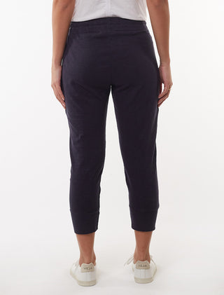 Elm Pant Brunch Navy - Pink Poppies 