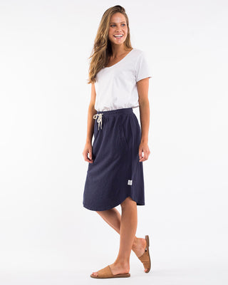 Elm Skirt Isla Navy [sz:size 8]