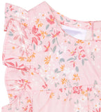 Toshi Baby Romper Athena Blossom - Pink Poppies 